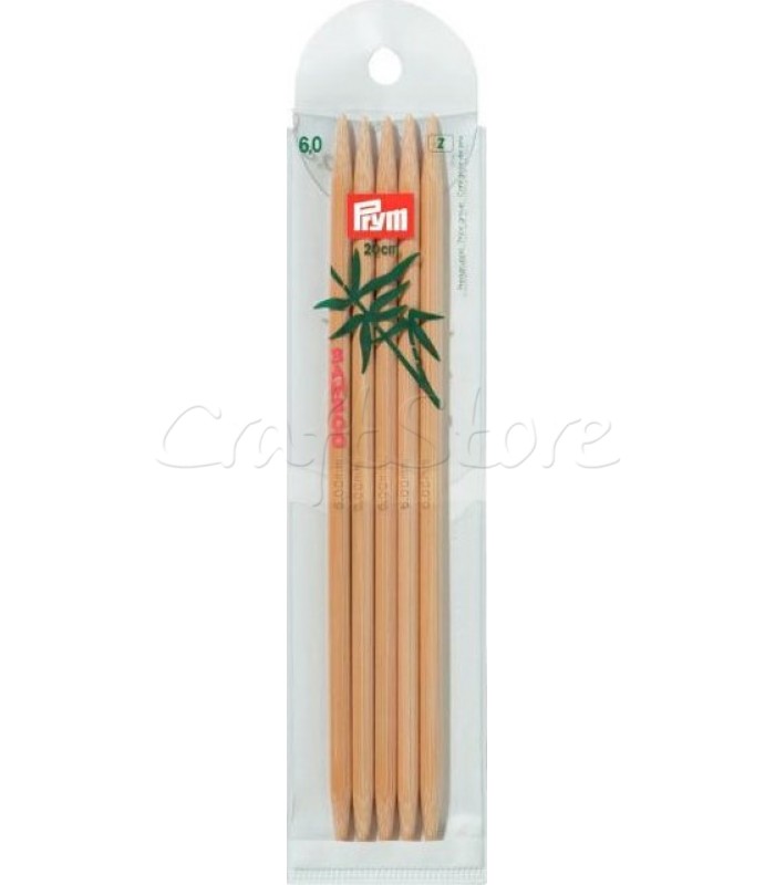 Καλτσοβελόνες Bamboo 20cm Νο 6