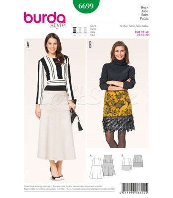 Burda Πατρόν Φούστες 6699