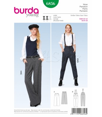 Burda Πατρόν Παντελόνια 6856