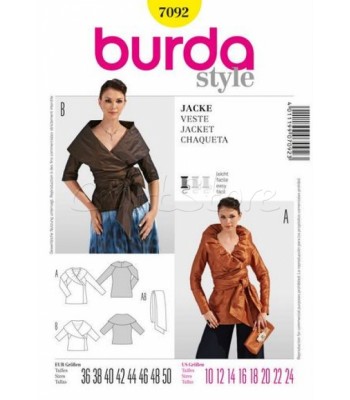 Burda Πατρόν Ζακέτες 7092