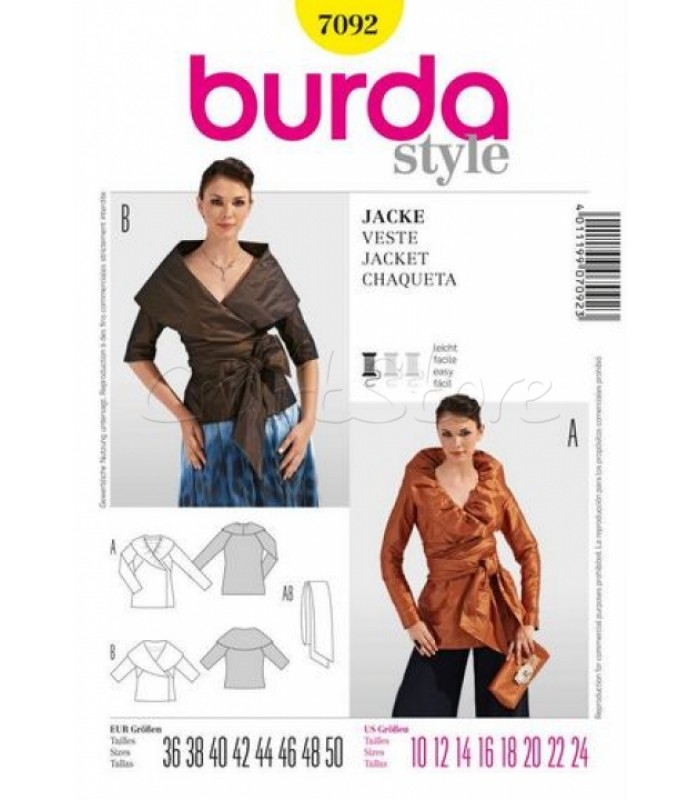 Burda Πατρόν Ζακέτες 7092