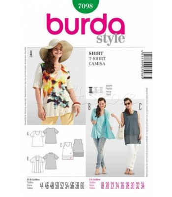 Burda Πατρόν Μπλούζες 7098