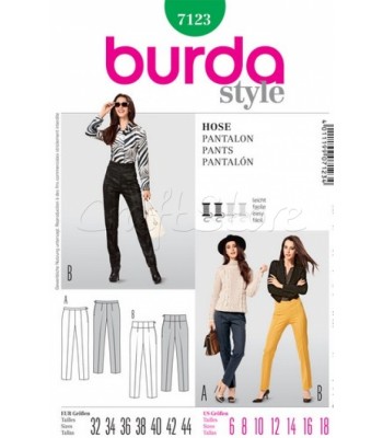 Burda Πατρόν Παντελόνια 7123