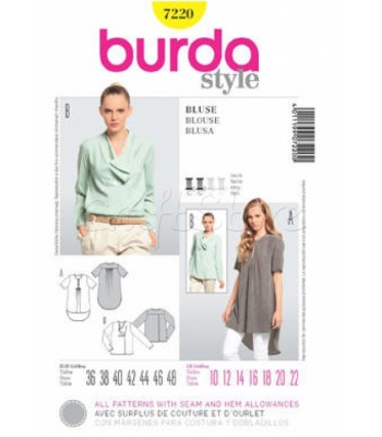 Burda Πατρόν Μπλούζα 7220