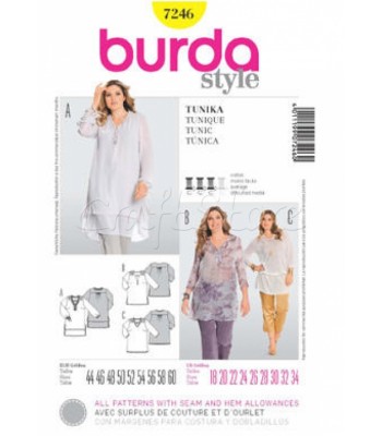 Burda Πατρόν Τουνίκ 7246