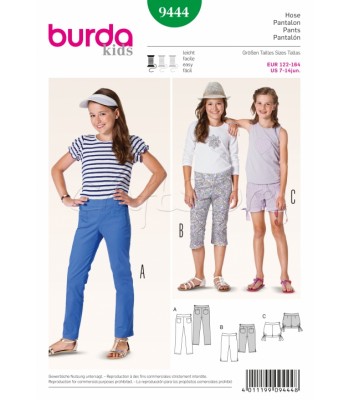 Burda Πατρόν Παντελόνια 9444