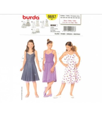 Burda Πατρόν Παιδικά  Φορέματα 9697