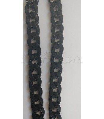 Ακρυλική Αλυσίδα 30X21mm ΜΑΥΡΟ