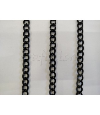 Αλυσίδα 10x15mm Μαύρη