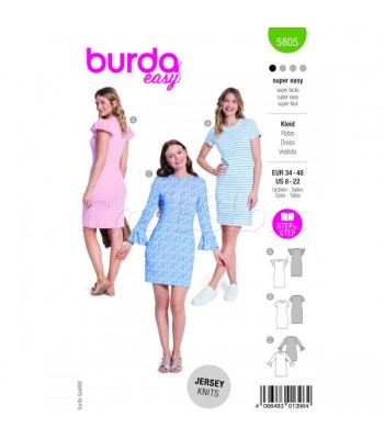 BURDA πατρόν φορέματα 5805