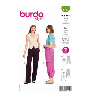 BURDA πατρόν πανταλονι 5740