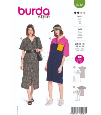 BURDA πατρόν φορέματα 5742