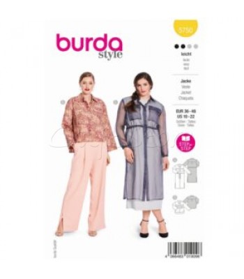 BURDA πατρόν JACKEΤ -5750