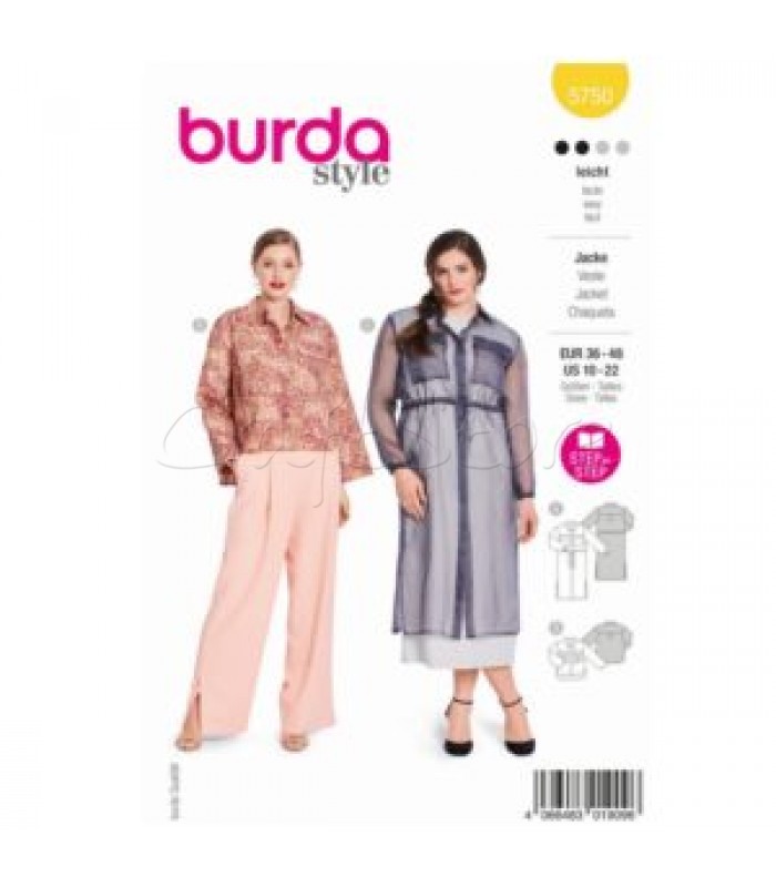 BURDA πατρόν JACKEΤ -5750