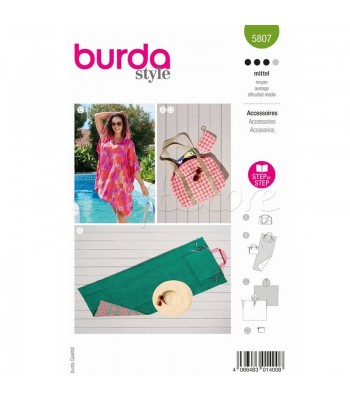 BURDA πατρόν Accessoiries 5807