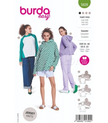 BURDA πατρόν SWEATSHIRT 5828