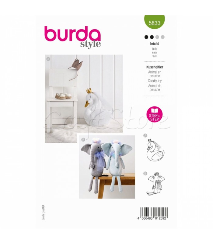 BURDA πατρόν ANIMAL 5833