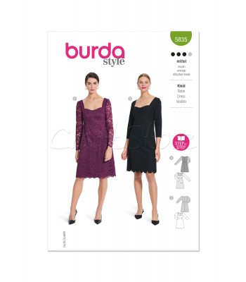 BURDA πατρόν φορεμα 5835