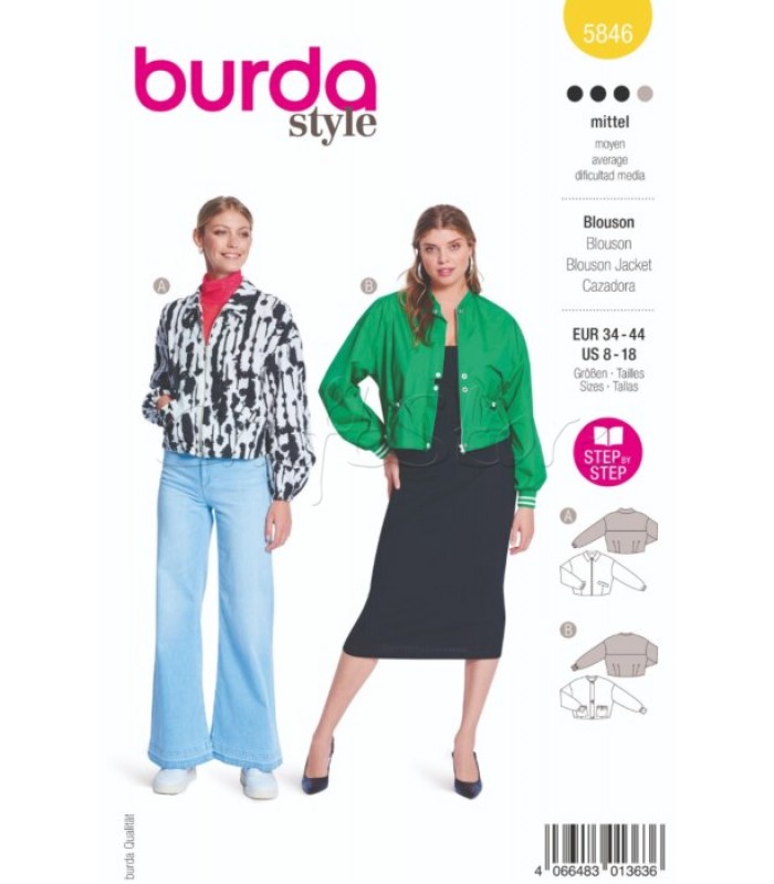 BURDA πατρόν μπλουζα 5846