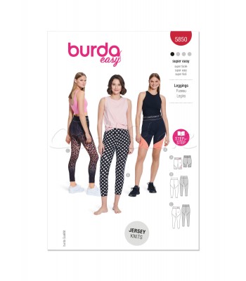BURDA πατρον  παντελόνι -Κολάν 5850