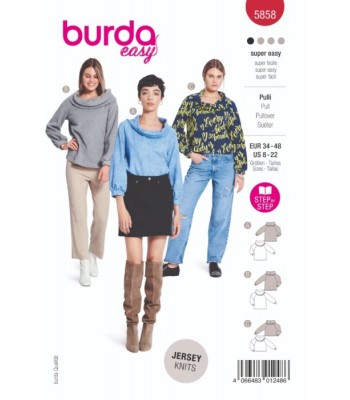  Burda πατρόν Μπλούζα 5858