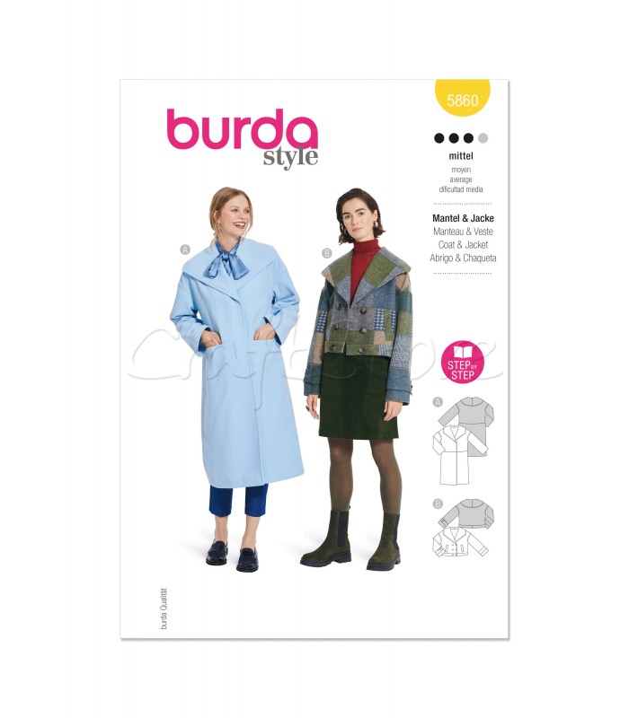 BURDA πατρόν JACKET 5860