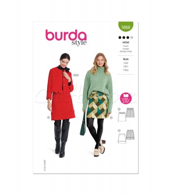 BURDA πατρόν φούστα 5868