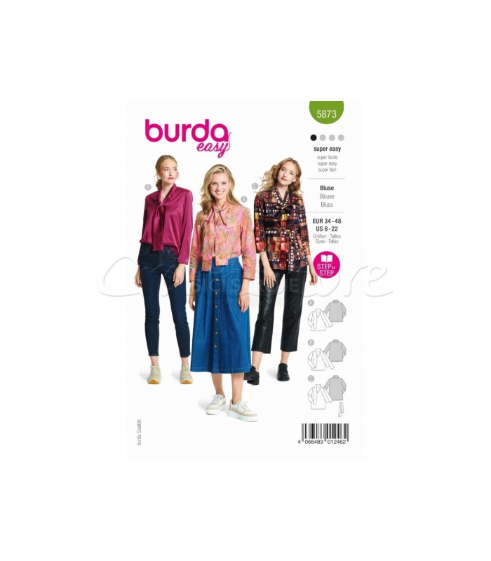 BURDA πατρόν Mπλο΄υζα 5873