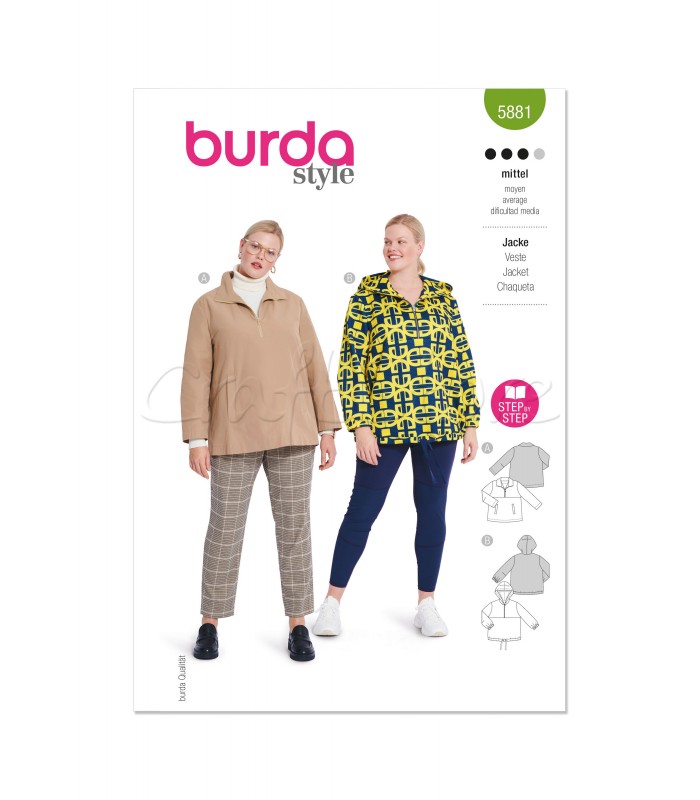 BURDA πατρόν JACKET 5881