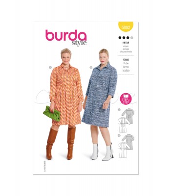 BURDA πατρόν φορέματα 5882