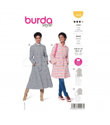 BURDA   COAT 5949