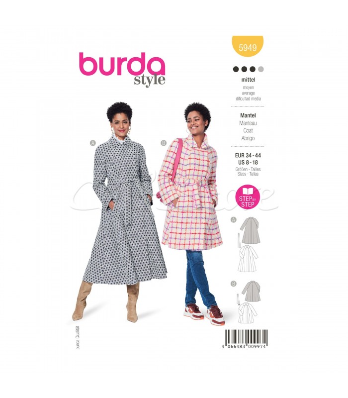 BURDA-πατρόν   coat 5949