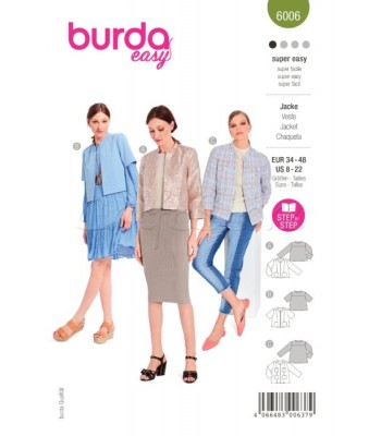 Burda Πατρόν  jachet 6006