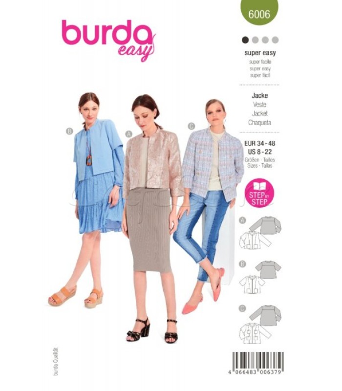 Burda Πατρόν  jachet 6006