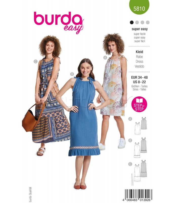 BURDA πατρόν φορέματα 5810