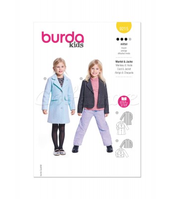 BURDA πατρον  Jachet 9215