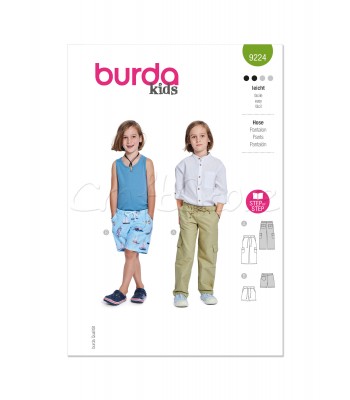 BURDA πατρόν πανταλονι 9224