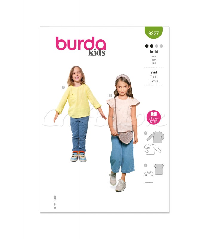 BURDA πατρόν μπλουζα 9227