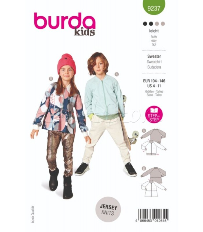 BURDA πατρόν SWEATSHIRT 9237