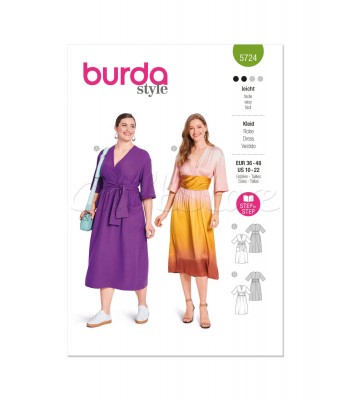BURDA πατρόν φορέματα 5724