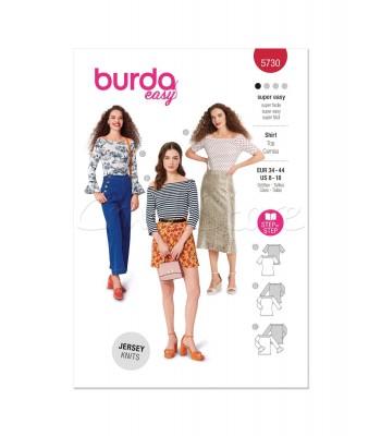 BURDA πατρόν μπλουζα -TOP 5730