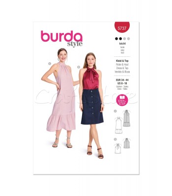 BURDA πατρόν φορέματα 5737
