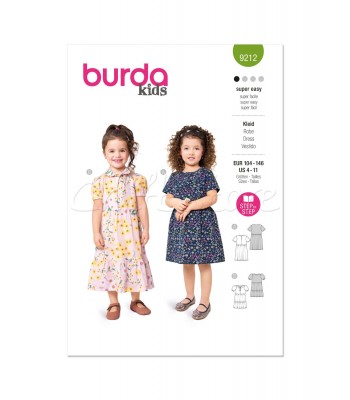 BURDA πατρόν φορέματα 9212