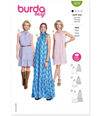 BURDA πατρόν φορέματα 5628