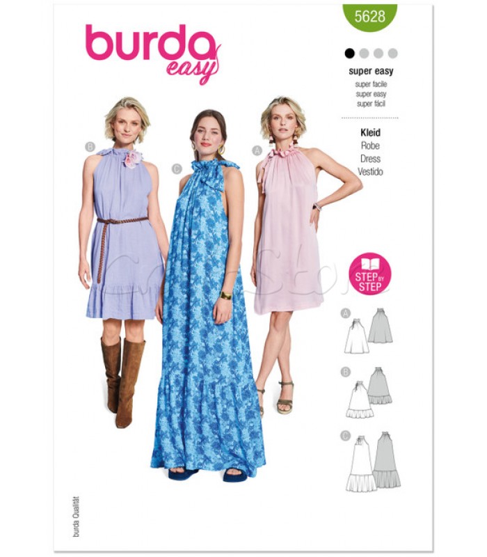 BURDA πατρόν φορέματα 5628