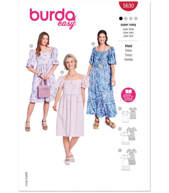 BURDA πατρόν φορέματα 5630