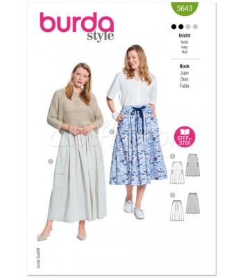 Burda πατρόν Φούστα 5643