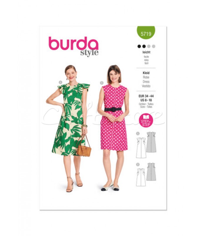 BURDA πατρόν φορέματα 5719