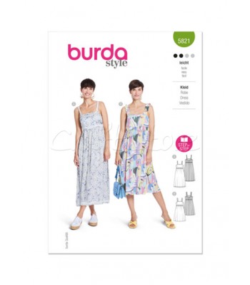 BURDA πατρόν φορέματα 5821