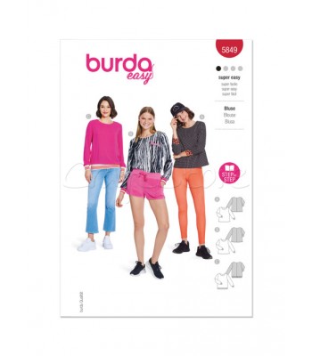 BURDA πατρόν μπλουζα  5849